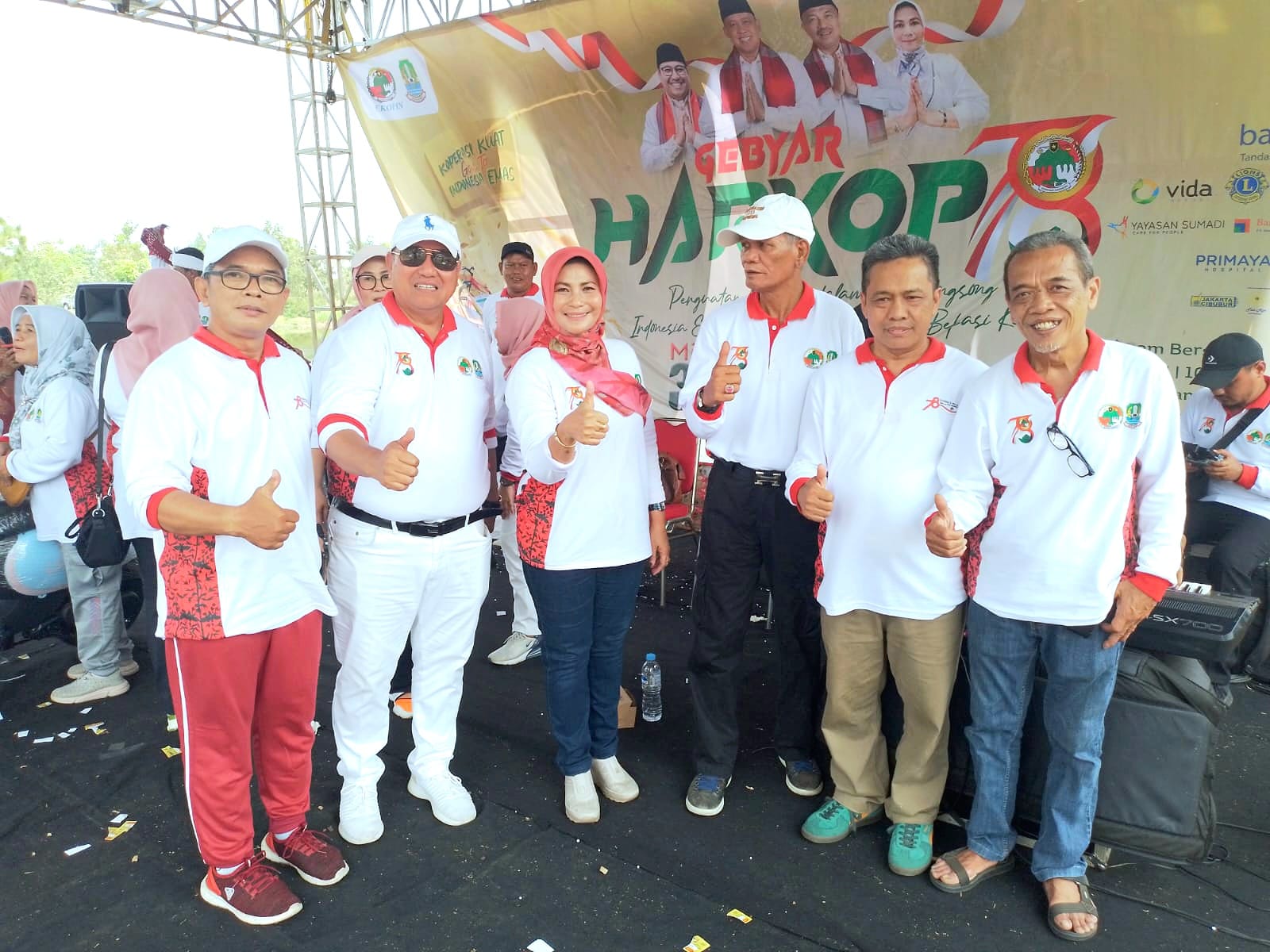 Meriah Antusias Warga Sambut HUT KOPERASI di Kota Bekasi