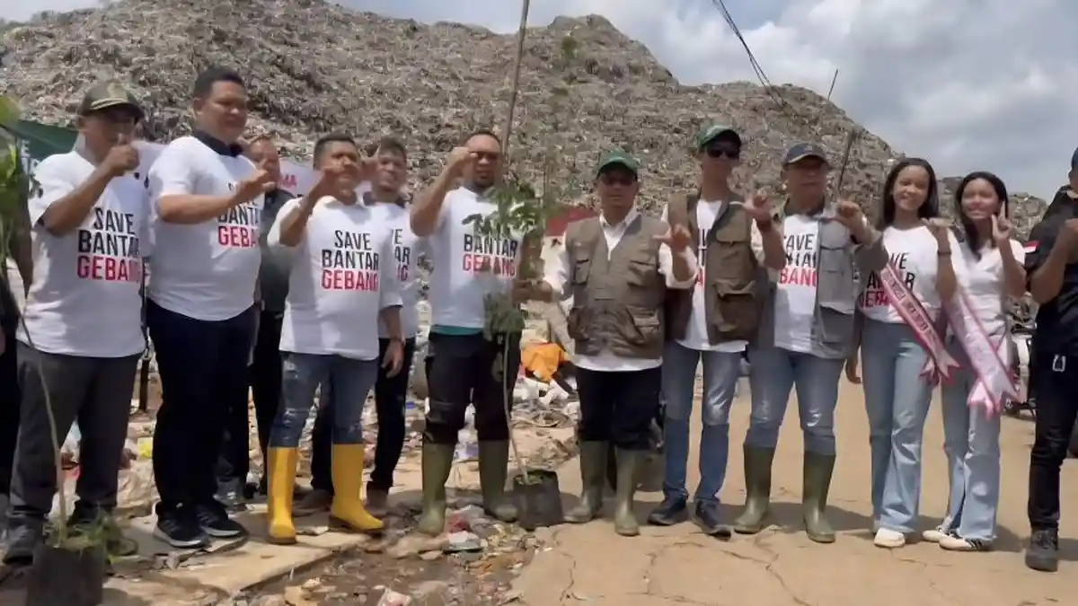 Peduli Lingkungan, DPRD Kota Bekasi Tanam Seribu Pohon Hijaukan Bantargebang dan Sumurbatu